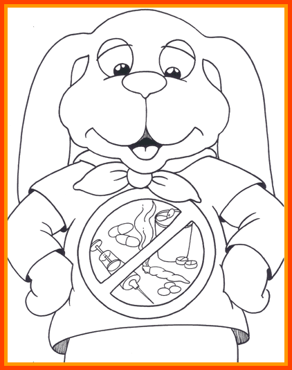 Anti Drug Coloring Book To Teach Kids And Children About The Dangers Of Drugs